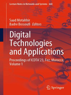 cover image of Digital Technologies and Applications